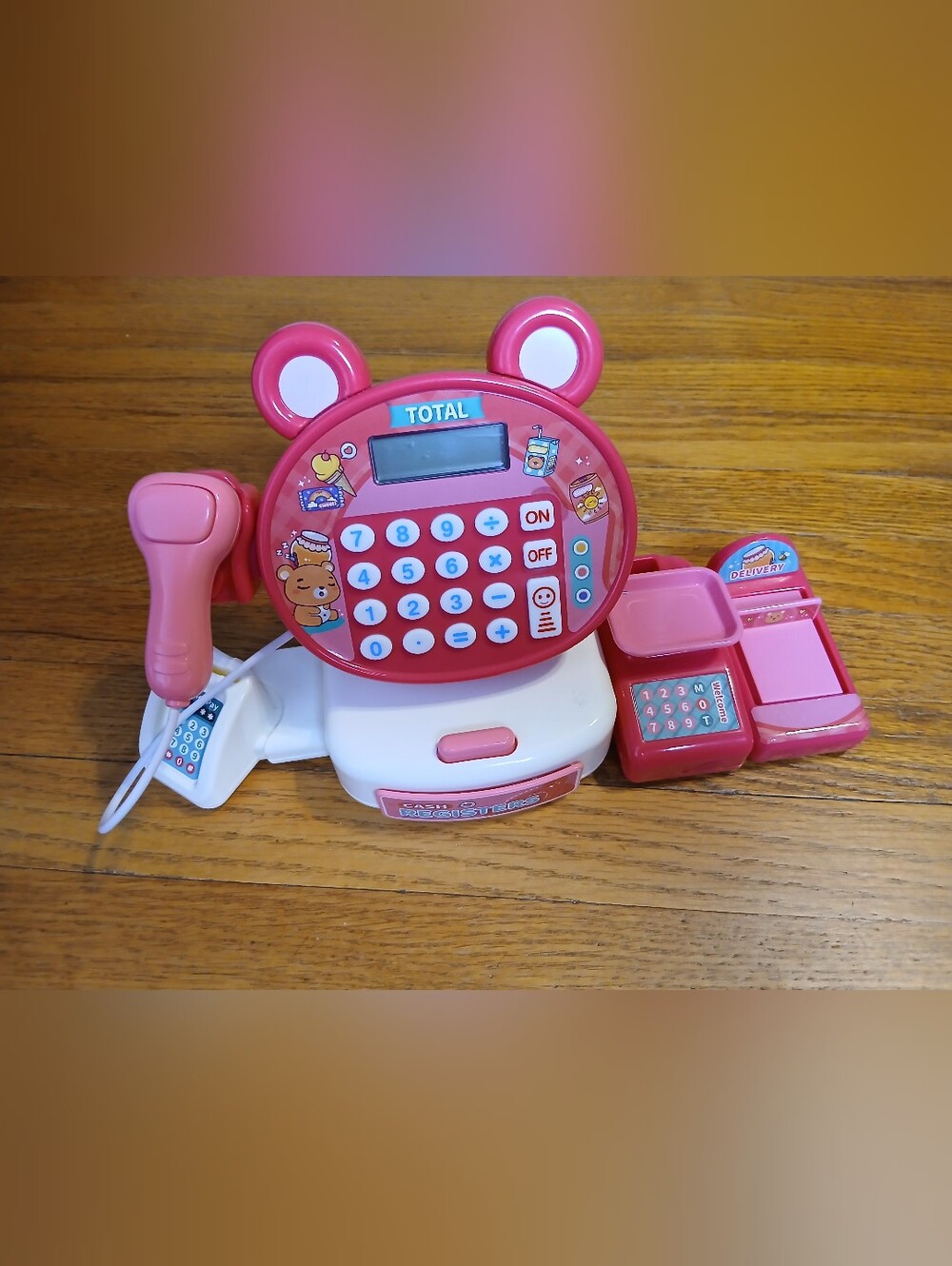 Cash Calculator Kids Toy Store Checkout Cashier Girls